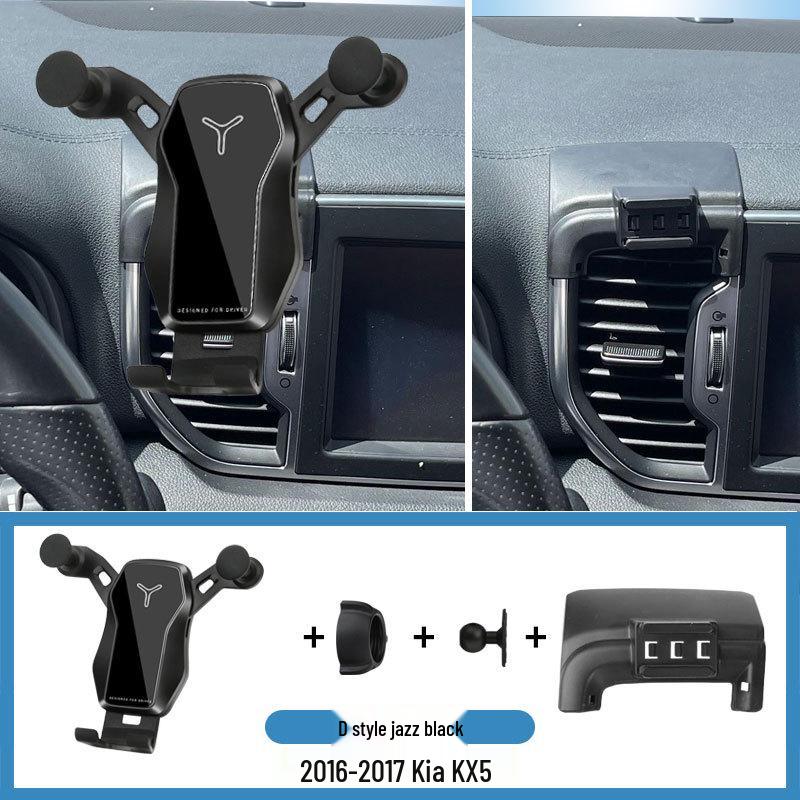

KX5 16-17 Автомобильный держатель для телефона с функцией беспроводной зарядки и навигации