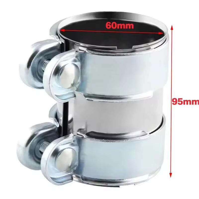 Eksossklemme 45 mm 50 mm 55 mm 60 mm 65 mm Eksosrør Rørkobling Skjøtestykke Muffeklemme Justerbar Spiss