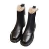 New Martin Boots Women's Fashion Winter Velvet Platform Cotton Shoes Niche Design Short Boots