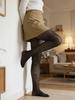 1 Pair Women Black Cute Cartoon Print Thin Silky Stretchy Sweet Sexy Tights Spring Summer