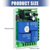 12V 24V 4CH Relaying Wireless Remote Control Lighting Switches Transmitter Receiver 433mhz Electric Door Lock Motor