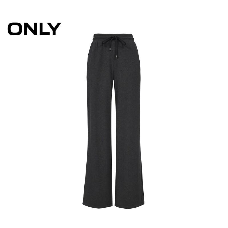 ONLY Women's Fall 2025 Plush Elastic Drawstring Straight Casual Pants