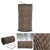 100m Outdoor Rock Parachute   Rope Survival Cord for   Hiking(Black)