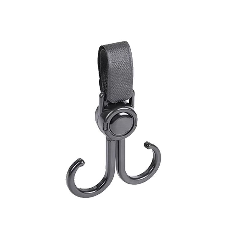 Electric Car Stroller Rotating Double Hook - Universal Baby Bag Hanger