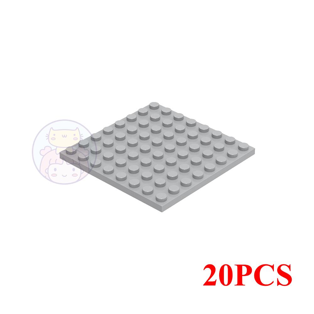 20PCS MOC 41539 Plate 8x8 Building Blocks Kit High-Tech Board House Bricks Particle DIY Idea Toys Children Birthday Kid Gifts