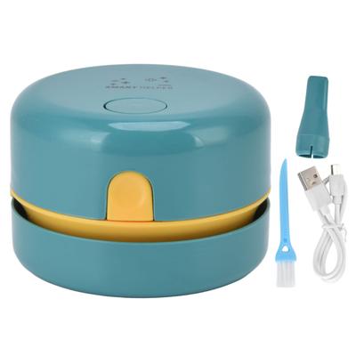 Μίνι Επιτραπέζια Ηλεκτρική Σκούπα USB Αυτόματη Σκούπα Σκόνης Τραπεζιού Επαναφορτιζόμενη Μπαταρία 18650 600mAH Πράσινο