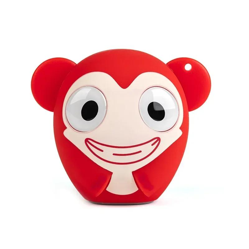 Car Bluetooth Speaker Mini Animal Wireless Small Speaker Portable Music Subwoofer Column Bass Stereo Player Speaker Christmas