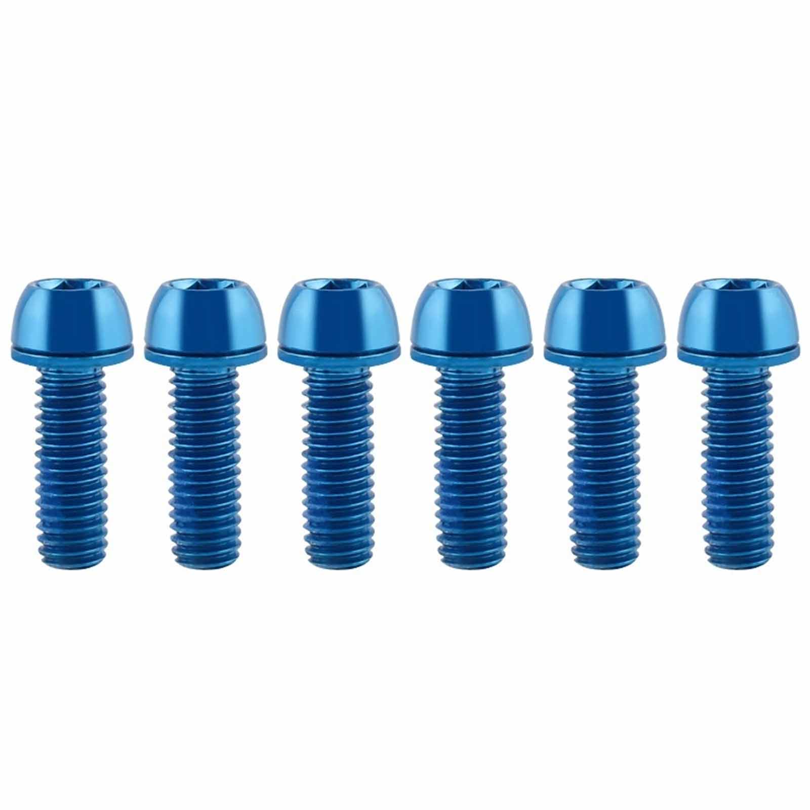 

M6*17MM Disc Brake Caliper Screw for Mountain & Road Bikes, Vertical Locking Crank Handle, Colorful Replacement Hardware One Size