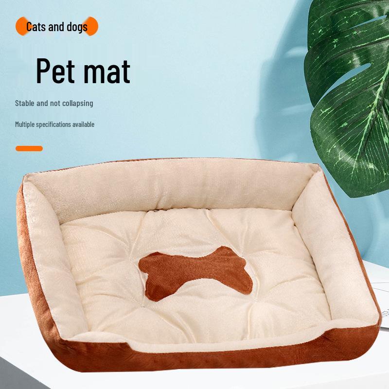 Cozy Winter Pet Bed - Soft Kennel Nest for Dogs & Cats in All Sizes