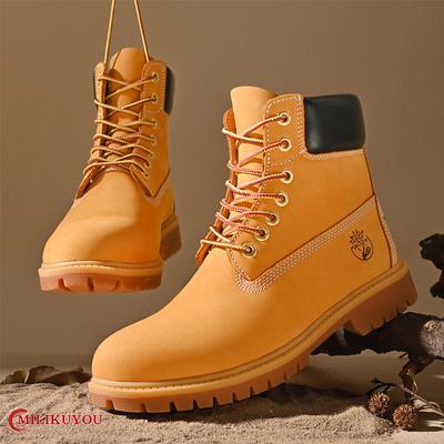 Stiefel Damen High Top Stiefel Hochwertige Damen Lederschuhe Fashion Outdoor Sneakers Herren Schnürstiefeletten Rutschfeste Stiefeletten für Paare