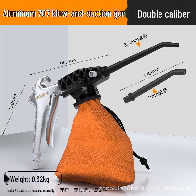 Pneumatic Air Duster Gun with High-Pressure Blow Pipe