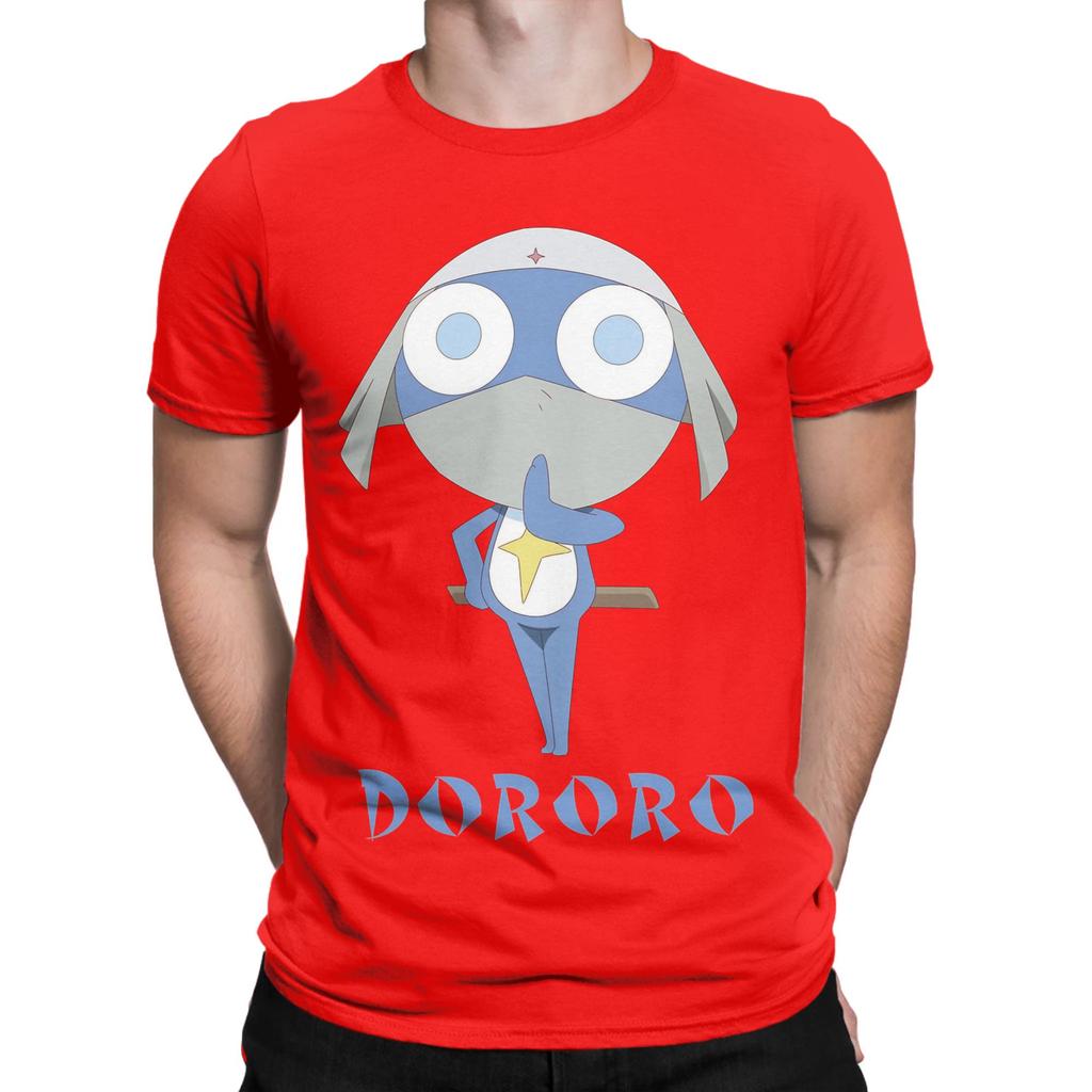 Men Women Lance Corporal Dororo Reporting Sgt Frog Keroro T Shirt  Pure Cotton Clothing Fun Short Sleeve Tees Summer TShirt