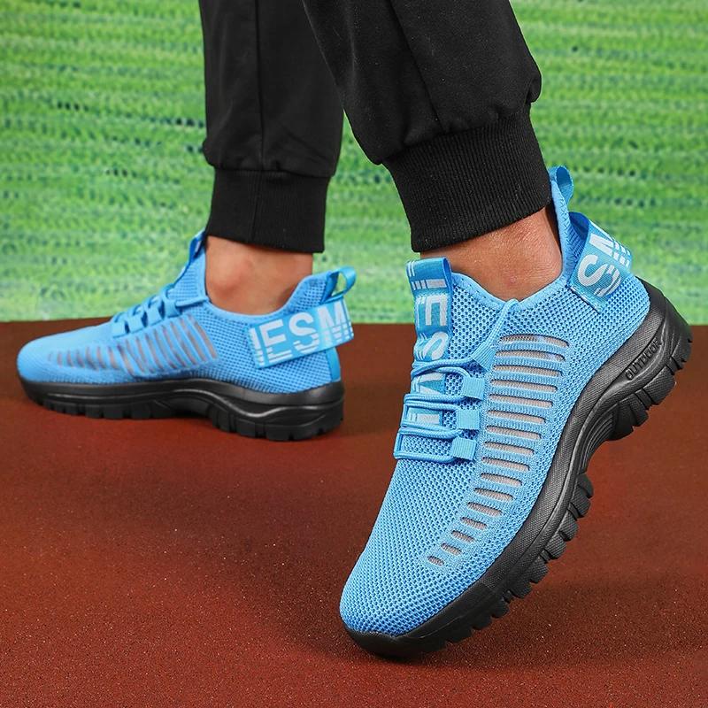 Men's Sports Luxury Casual Sports Shoes Mesh Running Shoes Summer Lightweight Thick Soled Fashionable Walking Shoes Women