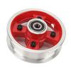 8 Inch Electric Scooter Front Wheel Hub Aluminum Alloy Wheel Rims Hub Slot 28mm Red