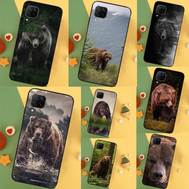 Grizzly Bear Case For Huawei P20 P30 P40 Lite Nova 11 Pro 9 10 SE 3i 7i 11i 5T Y60 Y61 Y90 Y91 Y70 Cover