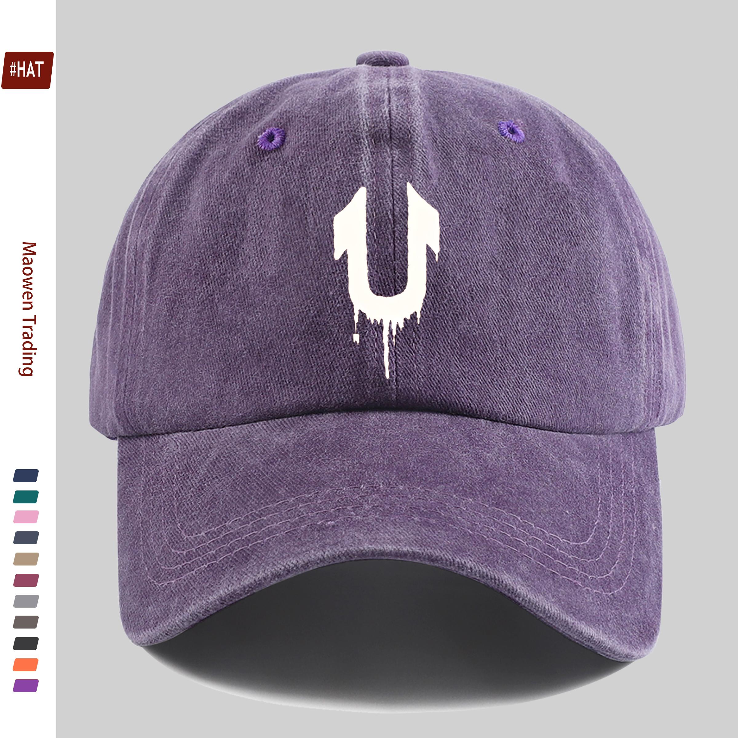 pc Fashion Minimalist Letter Print Baseball Cap Stylish Decorative Sun Hat for Travel Enthusiasts Trucker Papa Hat Comfortab 1pc