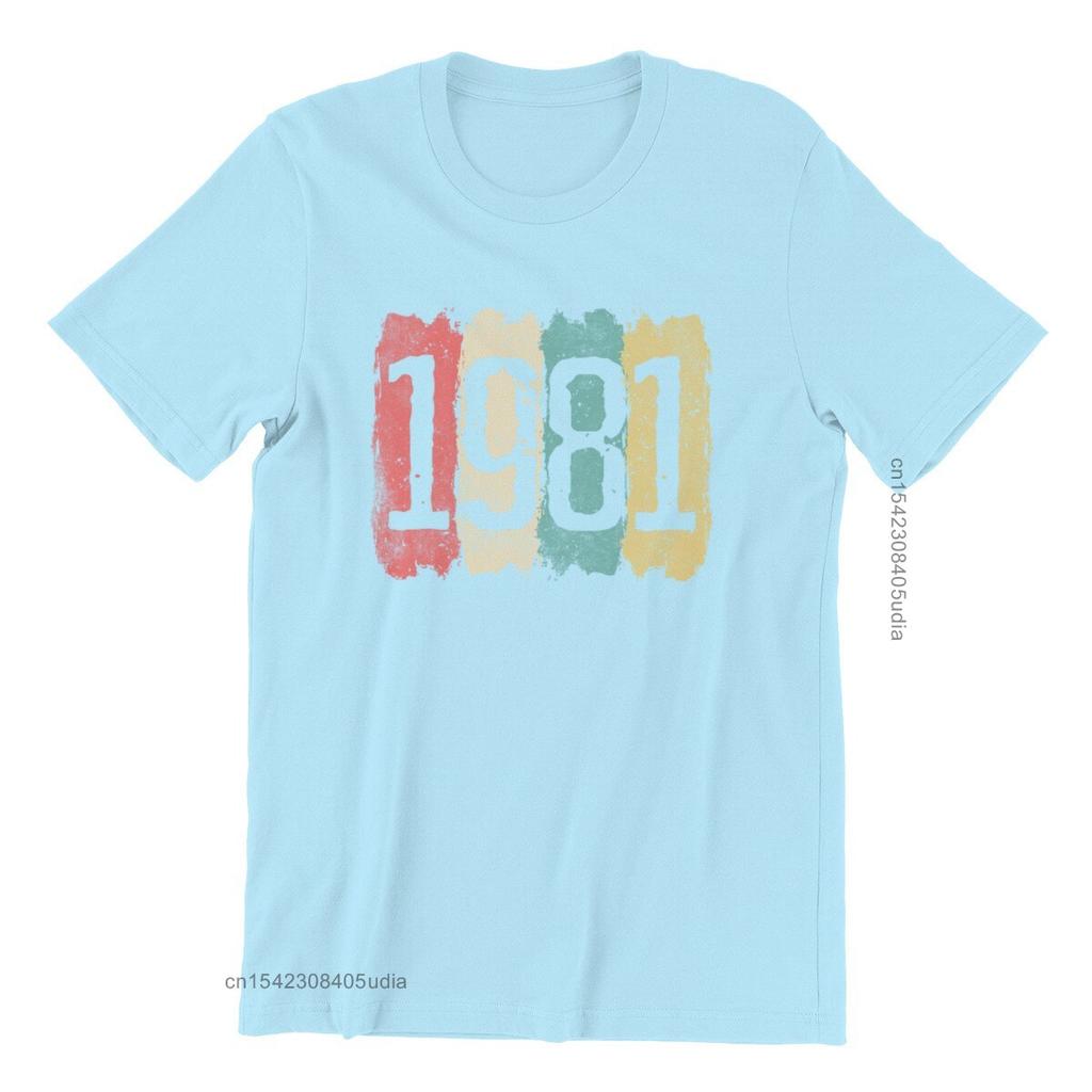 40th Birthday 40 Years 1981 Vintage Men’S Premium T-Shirt Games Pink Punk New Tops Shirts Men Tshirts Graphic
