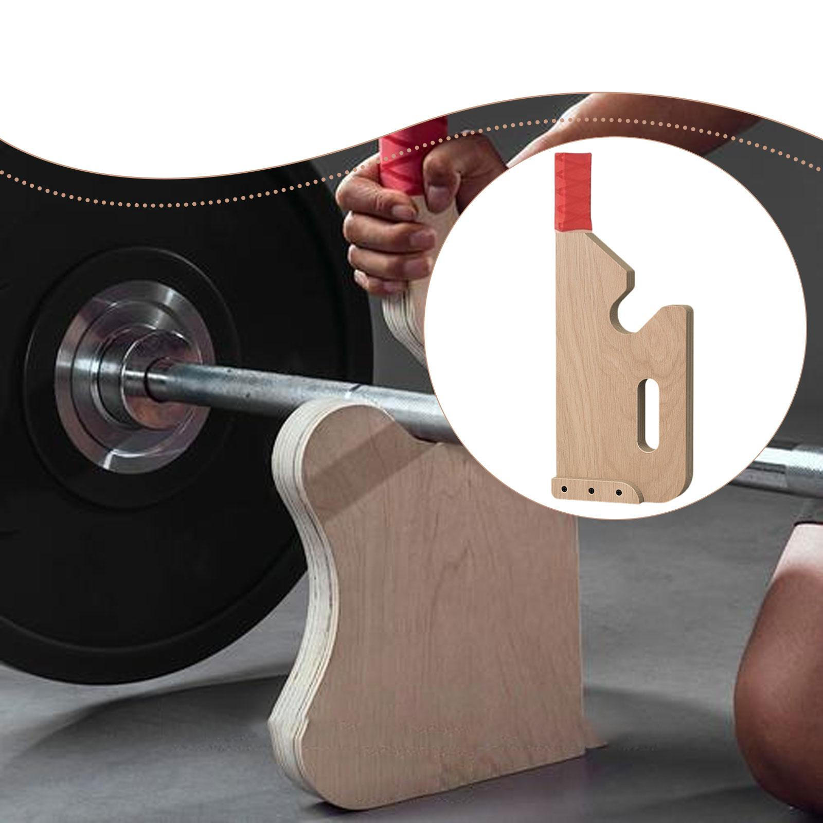 

Деревянный домкрат для штанги, утолщенный загрузчик весовых дисков, нескользящая ручка, удобный для гантели