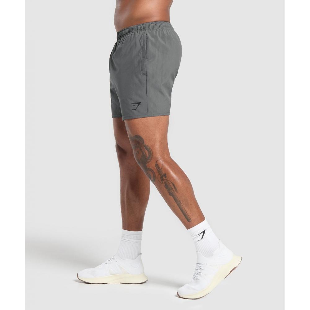 Gymshark Running Dept. 5  Shorts Pitch Grey A2b2j Gb7q