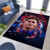 Fußballspieler Alvarez Team Collage Druckbereich Teppich Fußballfan Rutschfeste Rechteckige Bodenmatte Sport Heimdekor Teppich für Wohnzimmer Schlafzimmer