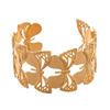 Metal Wide Open Bangle Butterfly Exaggerated Bracelet Temperament Cuff Bangles  Women