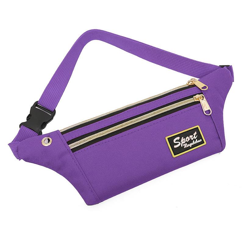 New Style, Men's Waist Bag, Waterproof Fabric, Sports Waist Bag, Women's, Casual and Fashionable, Large Capacity, Storage Waist Bag