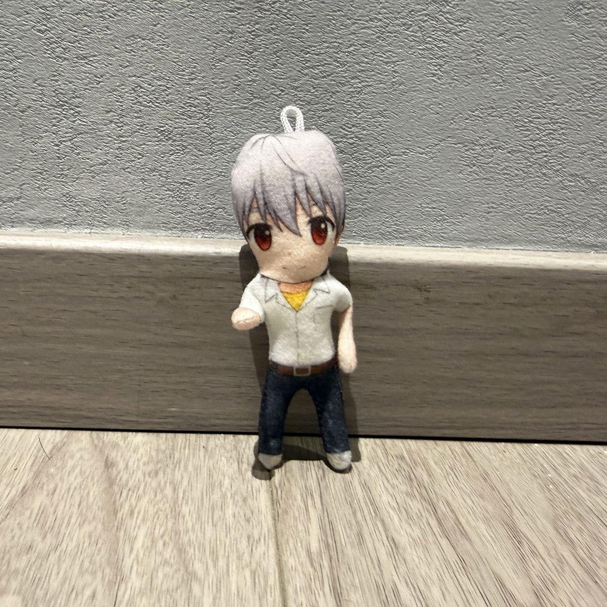 28cm Neon Genesis Evangelion Shinji Ikari Mari Makinami Pop Draaibare Vorm IJzerdraad Skelet Beweegbare Ledematen Pluche Muis Figuur 28cm