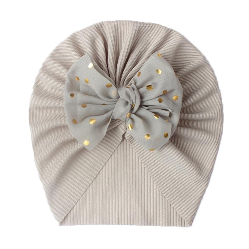 Bow Baby Headbands Toddler Headwraps Elastic Beanies CapFlower Baby Girl Turban Hat Newborn Infant Bonnet Hair Accessories