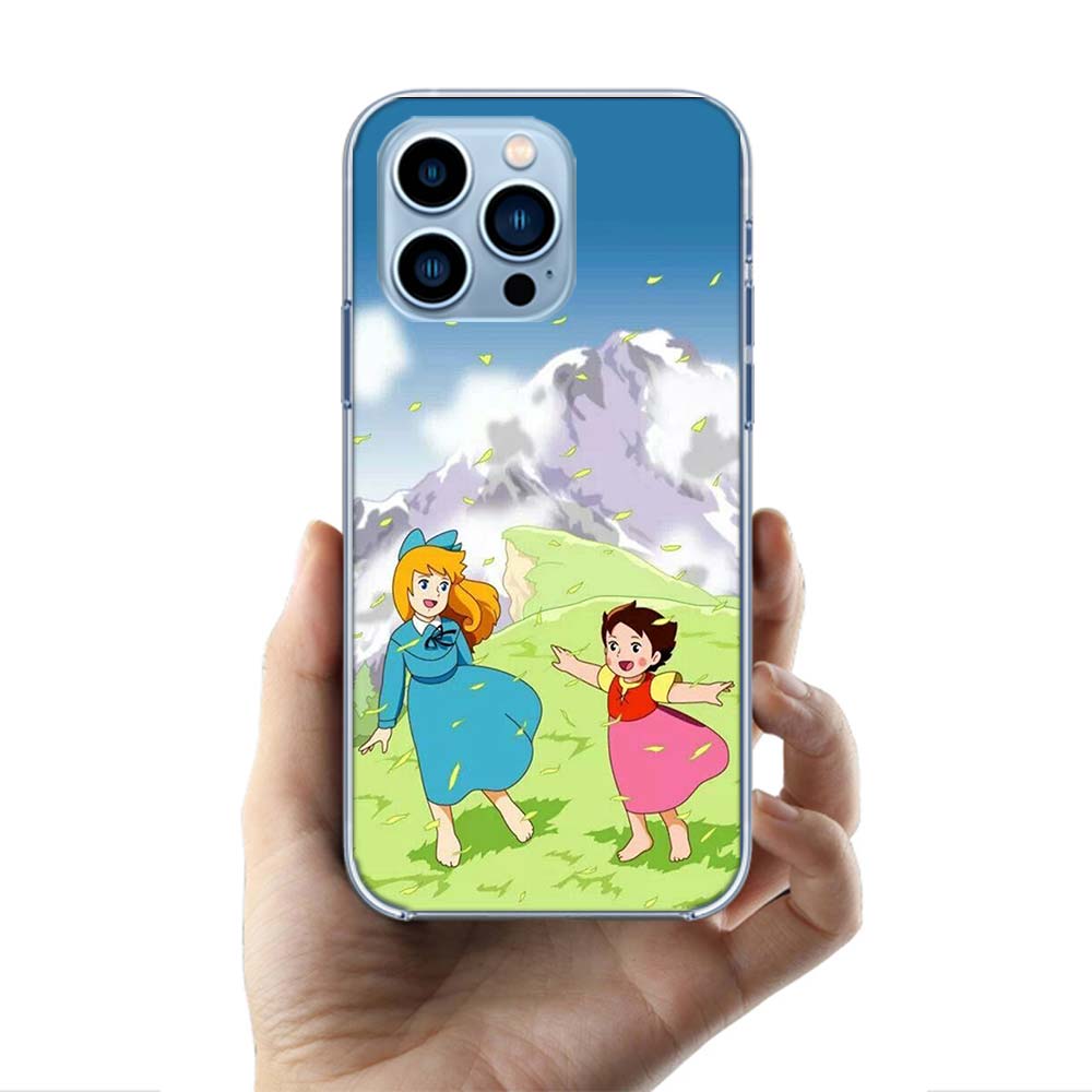 Heidi Cartoon Cases Phone Case For Iphone 17E 16E 17 Air 16 Pro Max 15 Pro 14 Plus 11 13 12 Mini Cover Cases Compatible with Sui