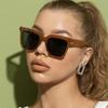 Oversize Square Women Sunglasses Classic Big Frame Black Ladies Sun Glasses Fashion Summer Vacation Shades