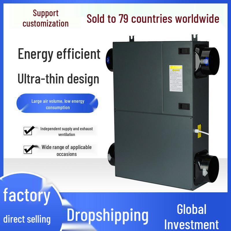 Silent Fresh Air System: Commercial Bidirectional Flow Ventilation Unit