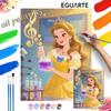 Princess Chemistry Digital Oil Painting Art Kit Handmade DIY Home Decor Gift