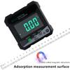 Professional Digital Display Angle Gauge Pocket Digital Level Protractor Inclinometer 360 Degree Magnetic Electronic Level Laser