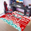 1pc Liverpool FC logo Entrance Mat, Non-Slip Mat Area Rug,Room Decor, Outdoor Decor, Kitchen Rug,Doormat - Machine Washable, Easy to Clean