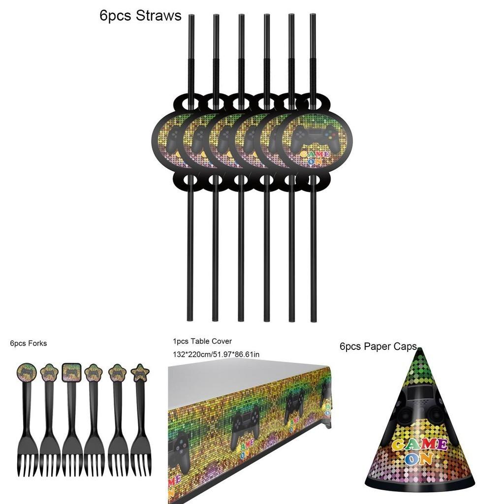 Ultimate Game Theme Birthday Party Supplies Set For An Unforgettable Celebration