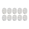 10Pcs Aluminum Jar Portable Round Aluminum Container Bottle with Screw Lid for Cosmetic Lip Balm Cream Tea