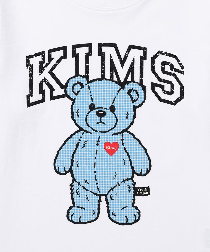 Kimseupeulesikoteunmakes Goofy Little Bear T-Shirt Blue