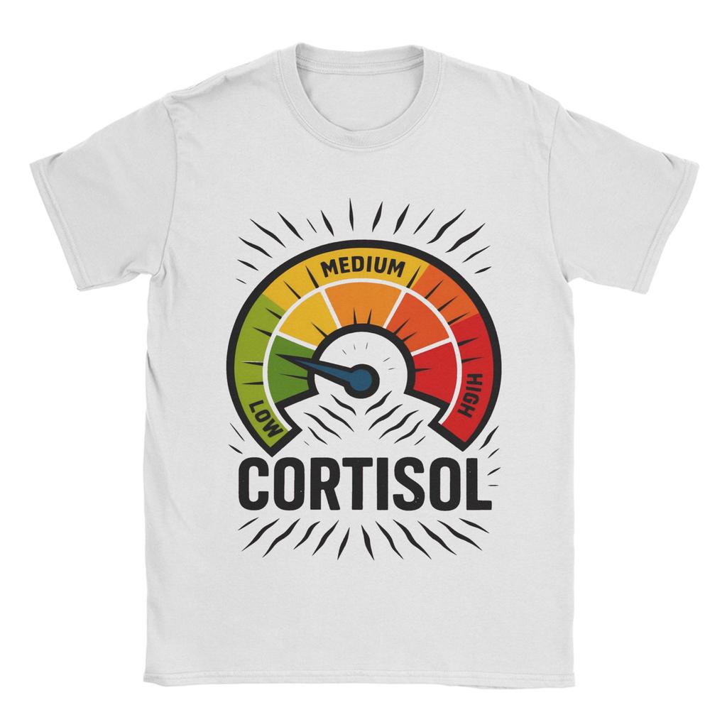 Mens Womens Low Cortisol Levels V T Shirt Cotton Printed Tee Shirts  Clothing Outfits