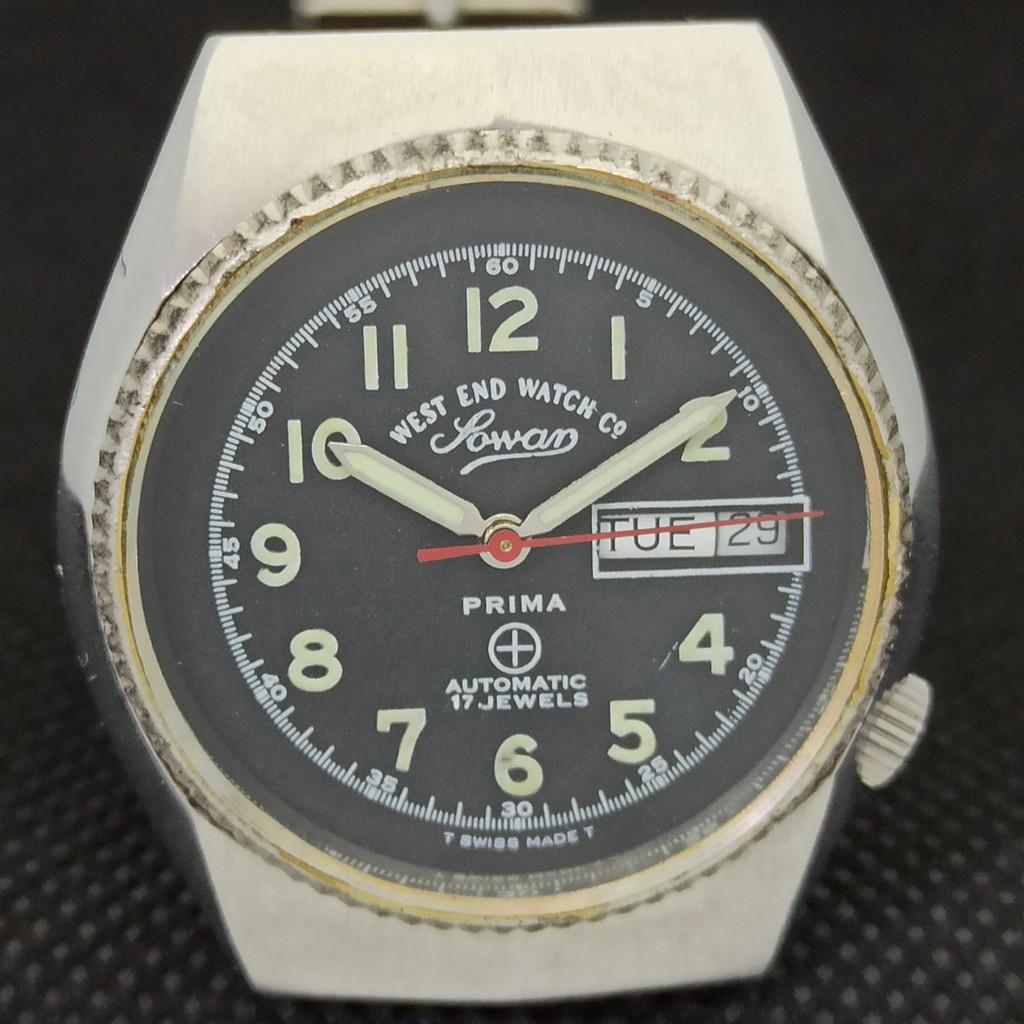USED WEST END WATCH CO AUTOMATIC SWISS MENS WATCH A283081-1 Sku535-a283081
