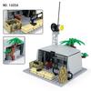 Military Moc Series Small Radar Station Command Post Building Blocks Bricks Toys Gifts with high quality
