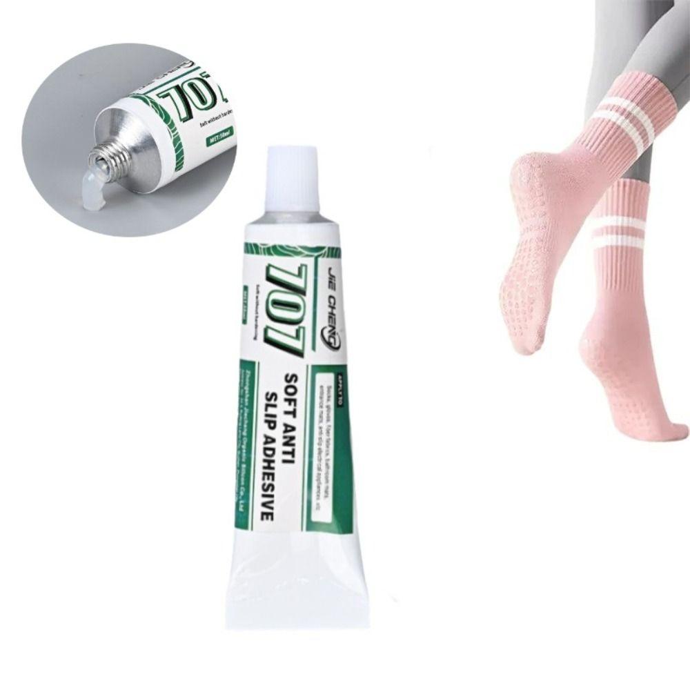 50ML Fabrics Appliances Sock Grip Enhancer Fast-Drying Anti-Slip Versatile Anti-Slip Sock Glue Shoe