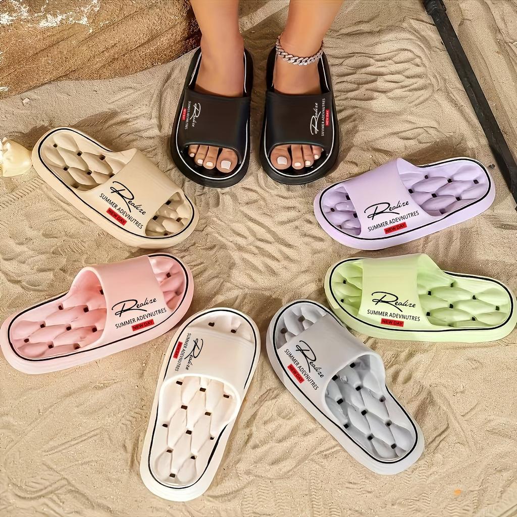 Elegant and Great EVA Slippers, Non Slip, Casual Slippers, Ribbed Texture - Perfect for Indoor/outdoor Use, Unisex, All Season, Multi Colored Options