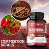 Berberine HCl + Ceylon Kaneel 1200mg - Lagere Bloedsuiker- & Cholesterolgehalt
