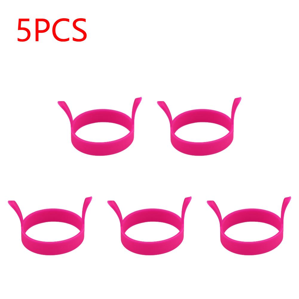 1-10Pcs Silicone Ring Fried Egg Mold Nonstick Pancake Ring Molds Heat Resistant Kitchen Omelette Tool Creative for Cooking DIY