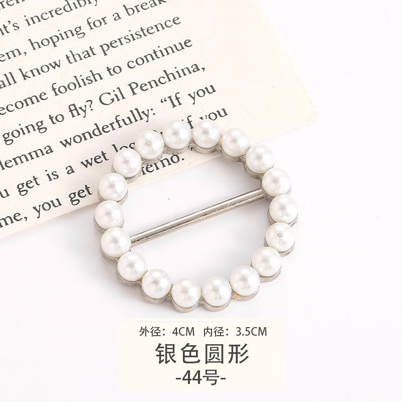 

3 шт. Пряжка-узел для углов одежды, Декоративное кольцо для талии футболки и Креативная пряжка для шарфа, Подходит для одежды, ремней и шарфов Round серебряный