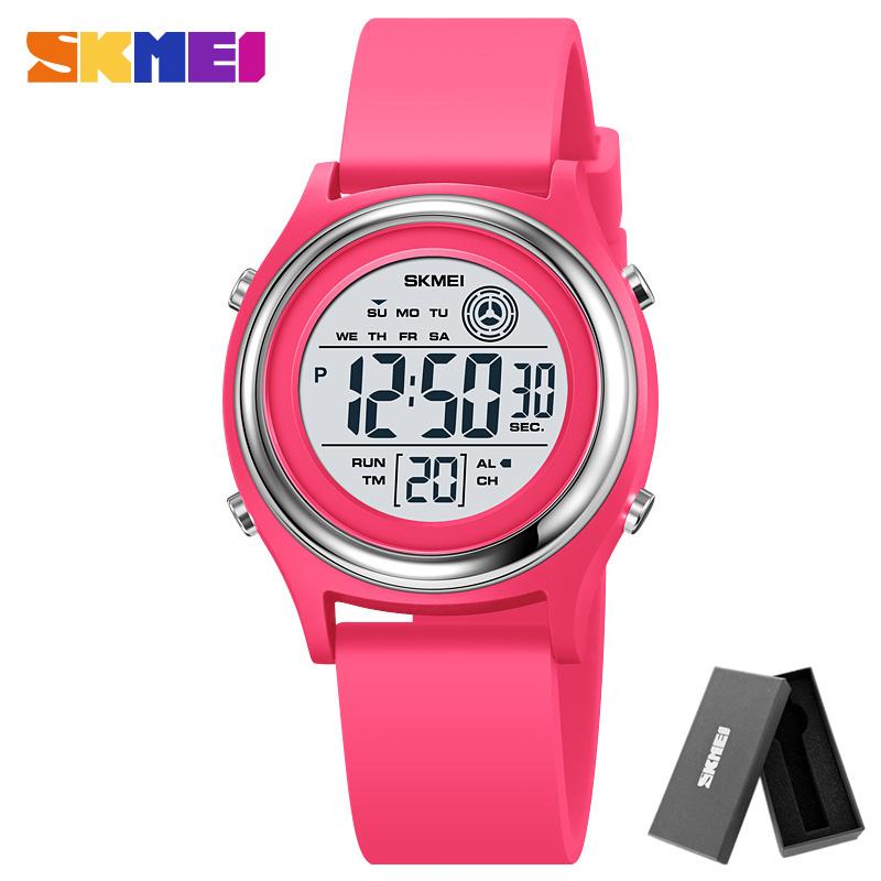 SKMEI 2094 Stoßfest reloj mujer Hintergrundbeleuchtung Display Countdown Digitale Uhren Damen Stoppuhr Lady Armbanduhr 50M Wasserdicht