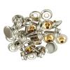 10Set/Pungă Capsă cu Apăsare Utilizare Multiplă Metal Rugină 15mm Capse Pop Buton Presat pentru Utilizare Intensivă pentru Huse de Barcă