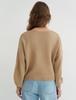 2025 Autumn/Winter European and American Women's Casual Loose Cardigan Tie Solid Color Knitted Sweater