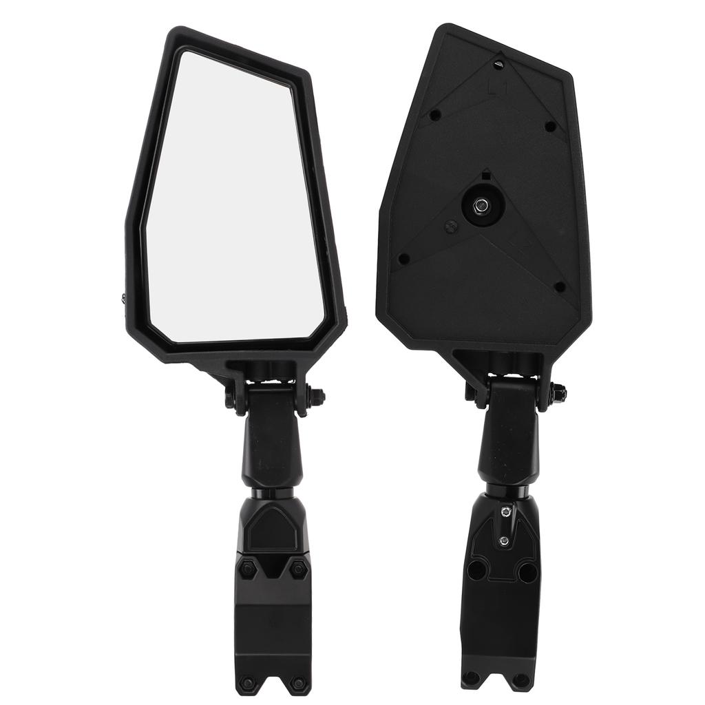 Side Rear View Mirrors 180 Degree Adjustable 1.75in Clamp Replacement for Polaris RZR 800 900 1000 XP