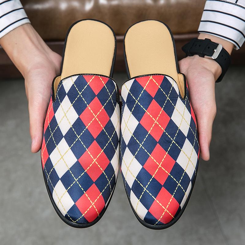 Новые мужские уличные тапочки на плоской подошве — фото 6